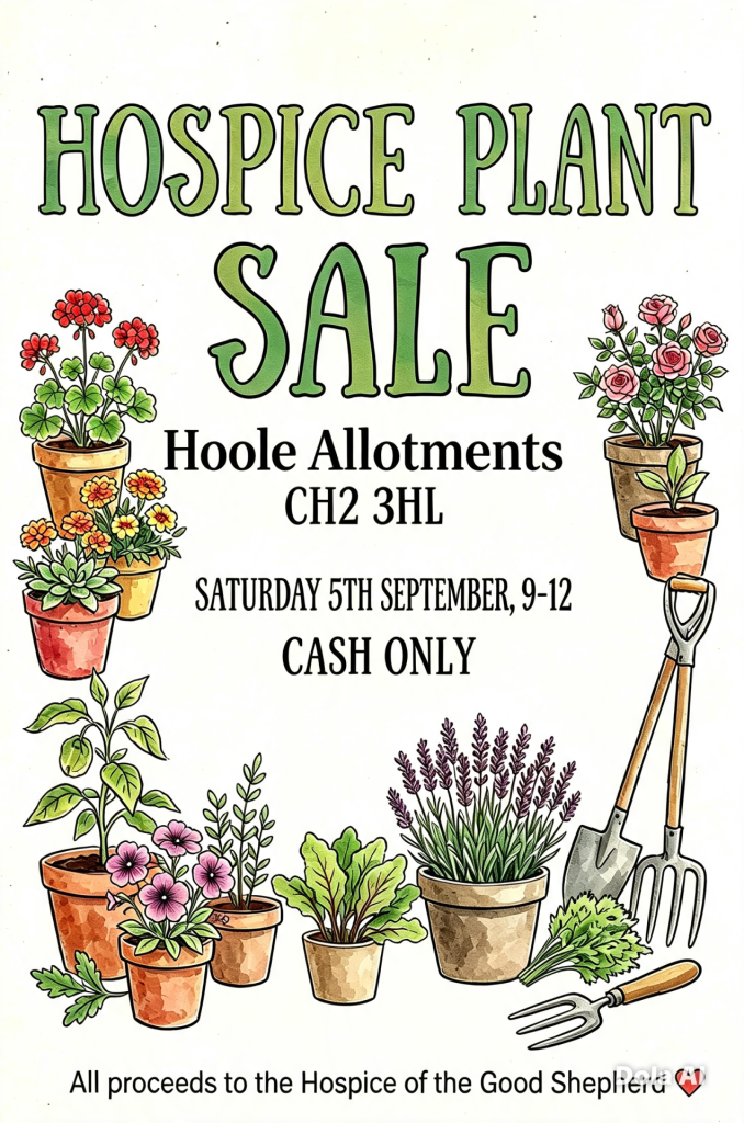 Hospice plant sale