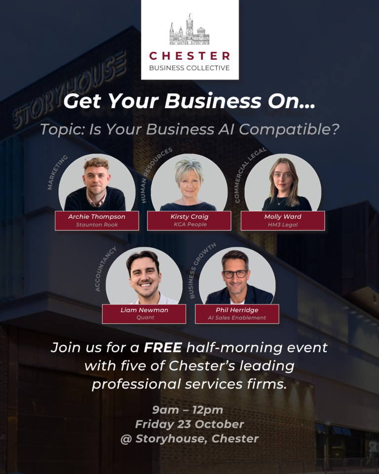 FREE Chester Business Event: Is Your Business AI Compatible?
